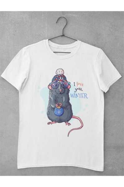 GRIZZLY SHOP.RO Tricou Femei I Love You Winter Rat