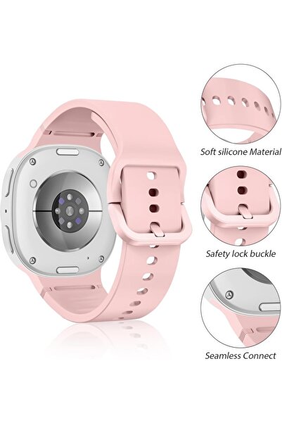 UnDePlus Samsung Galaxy Watch 8 40mm 44mm Classic 46mm Launch 1-1 Strap Sport Silicone Band