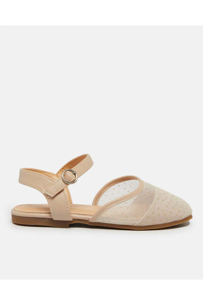 REDTAG صندل مزين بالجليتر باللون البيج للبنات