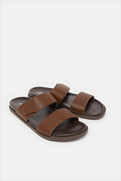 REDTAG Men Brown Velcro Sandals