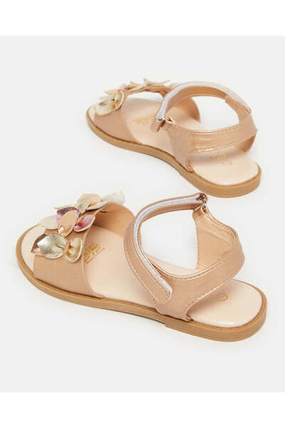 REDTAG Girls Gold Embellished Sandal