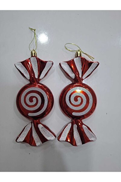 Astaş Christmas Red and White Candy 6*16 cm 2-Pack