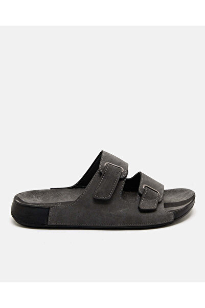 REDTAG Men Charcoal Strappy Sandals