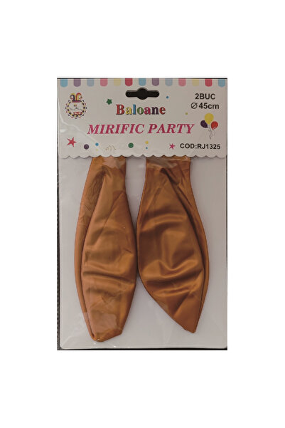 Mirific Party Party latex balloon, gold, 45 cm, 2 pcs