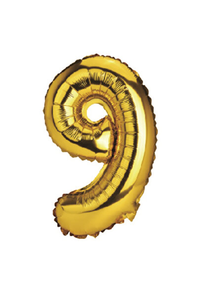 Mirific Party Balon petrecere, folie metalizată, auriu, 80 cm, numărul 9