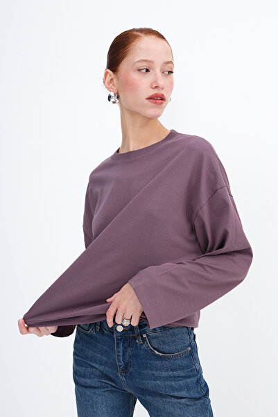 Addax Long Sleeve Basic T-Shirt B10571