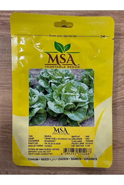 Marul (Kıvırcık) Tohumu 5 gr
