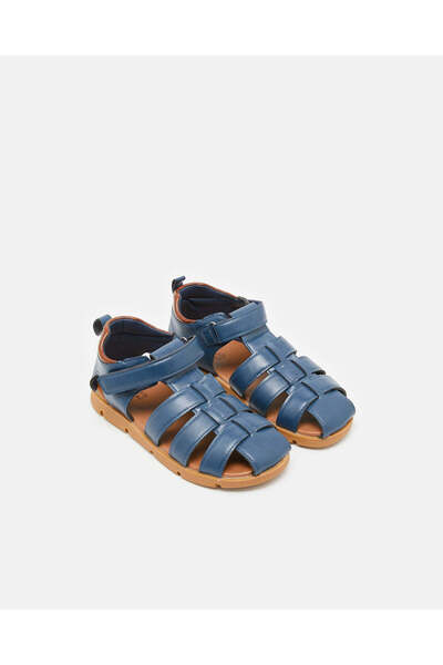 REDTAG Boys Navy Fisherman Sandals
