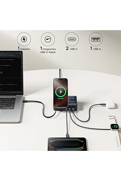 Baseus 5in1 Wireless Charging Station 140W Black