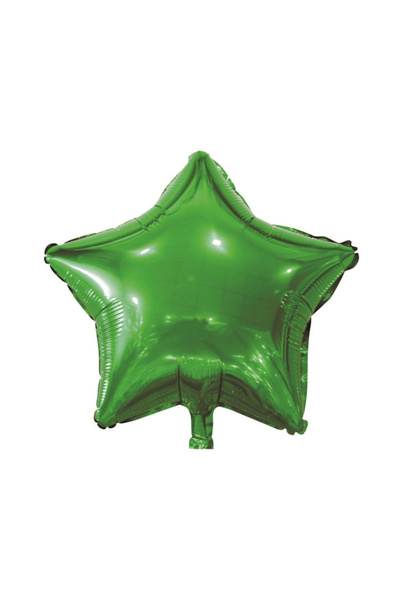 Mirific Party Balon petrecere, folie metalizată verde, 45 cm, stea