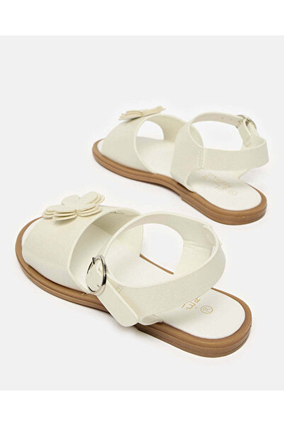 REDTAG Girls White Floral Sandal