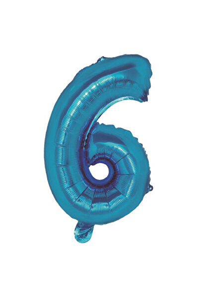 Mirific Party Balon petrecere, folie metalizată albastră, 100 cm, numărul 6