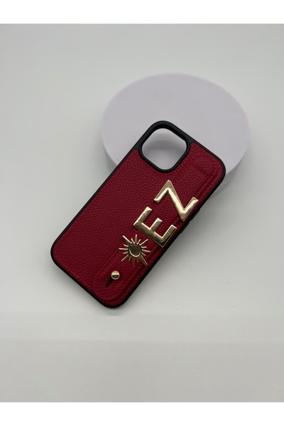 ELMALI STORE iPhone 15 Charmlı Kılıf "3 Charm Hediye !" Kişiye Özel Harfli Te...