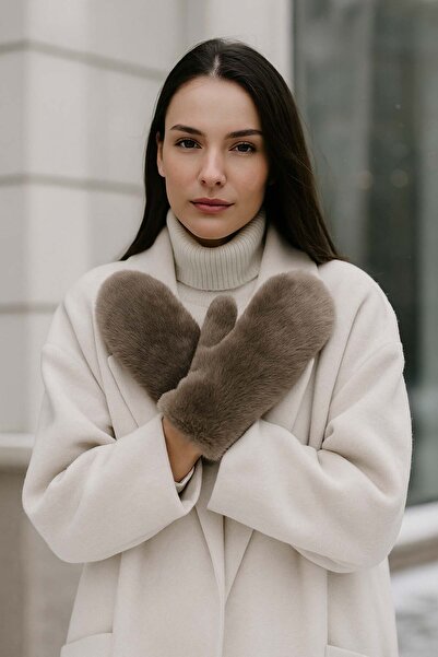 REMSA Women's Plush Gloves Eld-32 Mink