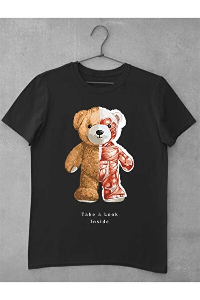 GRIZZLY SHOP.RO Tricou Femei Teddy Bear - Take a Look Inside