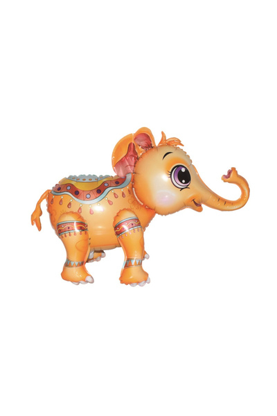 Mirific Party Balon petrecere, folie metalică portocalie, 60×50 cm, elefant