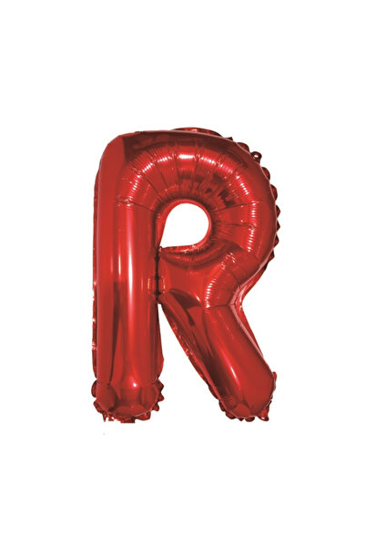 Mirific Party Balon petrecere, folie metalică roșie, 40 cm, litera R