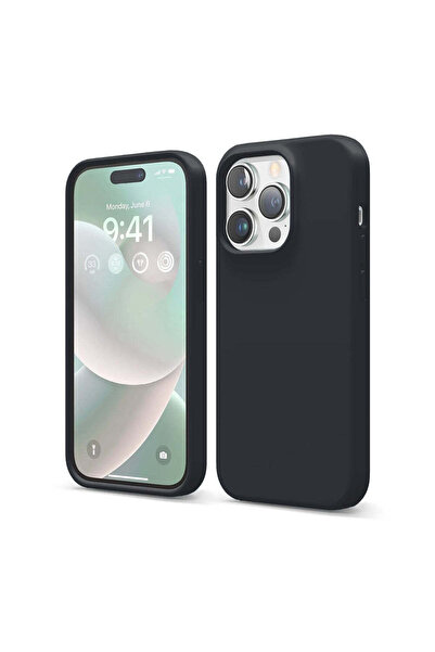 Casey Studios Husă de silicon iPhone 14 Pro, cu microfibră, subțire, de prote...