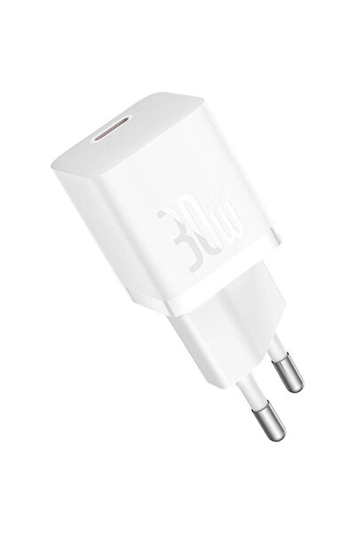 Baseus GaN5 Fast Charger 30W, 1 x USB Type-C 5V/3A, alb