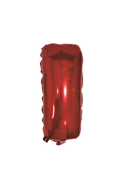 Mirific Party Party balloon, metallic foil red, 40 cm, letter I