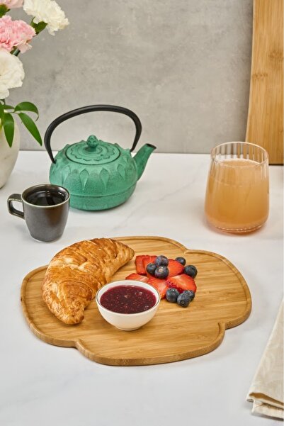 Karaca Bamboo Clover Presentation Holder