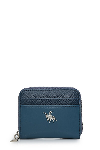 David Jones Women's Small Wallet & Card Holder, Soft Leather Portfolio Zippered Wallet with Coin Compartment