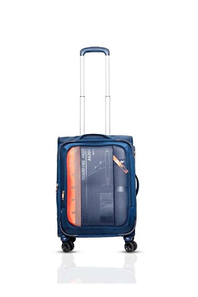 Skybags Airway Pro Expandable Soft Body 20-inch Cabin Luggage - Blue