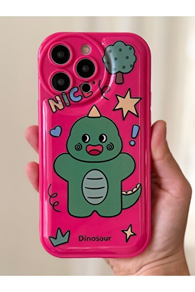 FİŞNEİLETİŞİM حافظة ديناصور متوافقة مع آيفون 13 برو ماكس