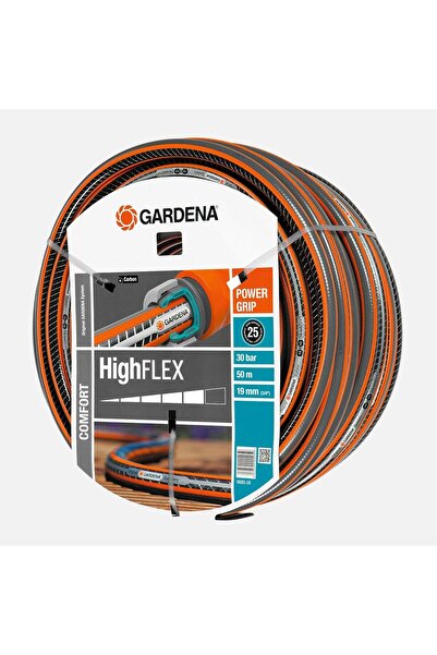 Gardena Comfort HighFLEX 50m Bahçe Sulama Hortumu 19mm – Kırılma Yapmaz PowerGrip 30 Bar Alman Malı