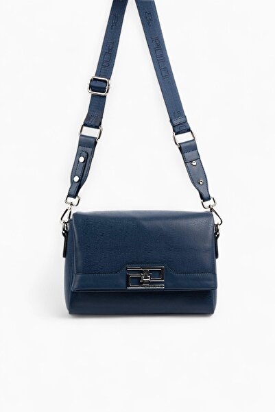 Silver Polo SP1257 Kadın Çapraz Çanta Düz Lacivert