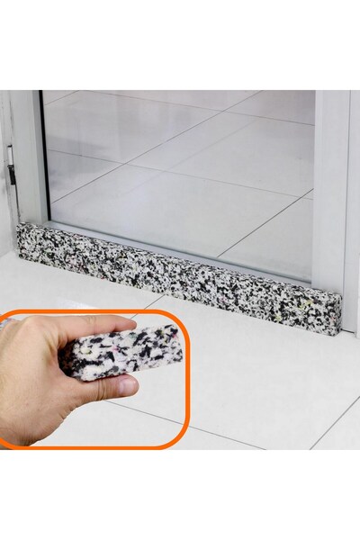 BarkoFix 4 Adet Kapı Altı Rüzgar Önleyici Kapı Altı İzolasyon Süngeri Kapı Altı Eşik Süngeri Rüzgar Önleyici