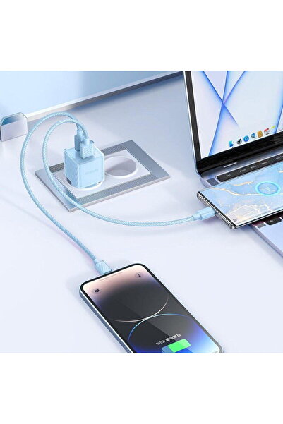 Mcdodo CH-4152 Type-C si USB-A Fast Charging PD 33W, Albastru