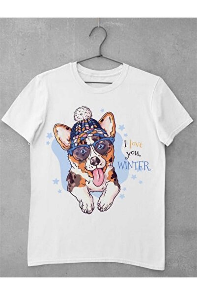 GRIZZLY SHOP.RO Tricou Femei I Love You Winter Dog
