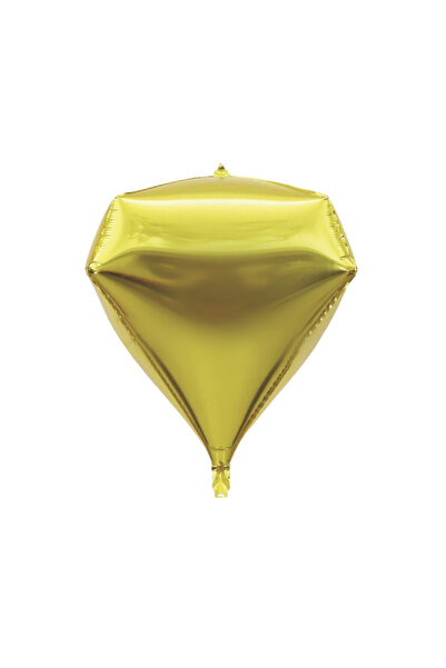 Mirific Party Balon petrecere, folie metalizată aurie, 68 cm, diamant