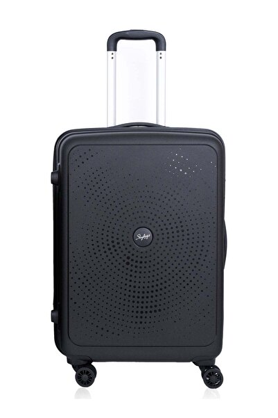 Skybags ZAP 24-inch Hardcase Polypropylene Checked Luggage - Black