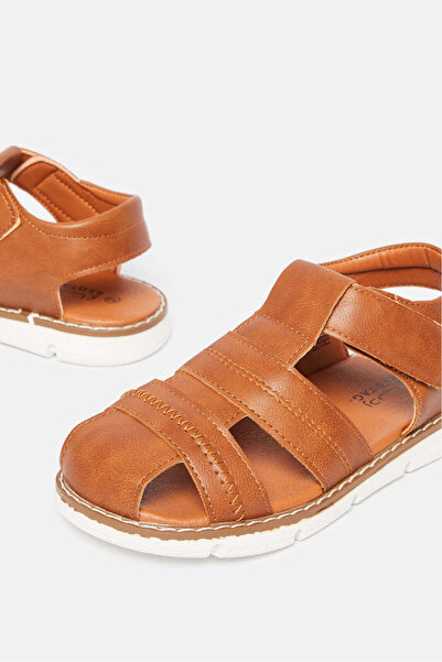 REDTAG Boys Brown Fisherman Sandals