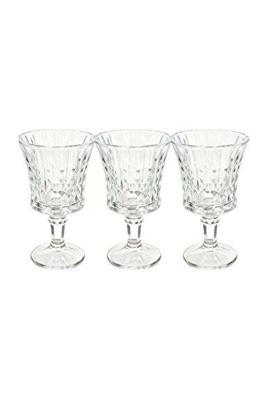 Premium Vintage Crystal Dessert Glasses – 3-Piece Elegant Stemware Set
