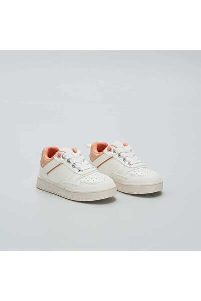 KİABİ Contrast low-top trainers HO_WHITE