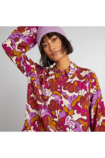 KİABİ Patterned shirt ORANGE