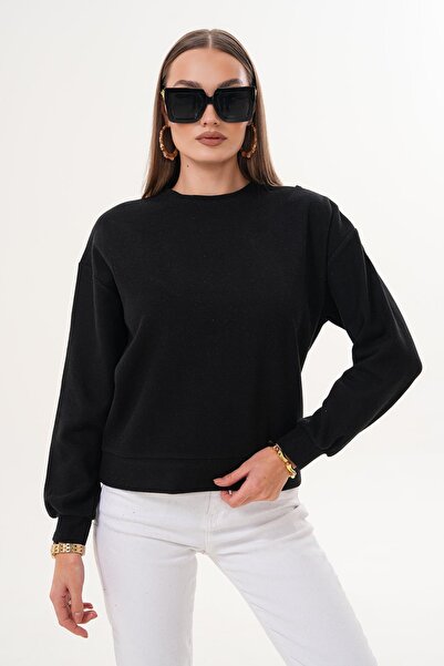 ŞİMAL Women's Shoulder Button Detailed Thessaloniki Knitted Sweatshirt 255226 -