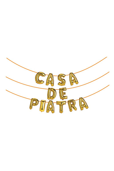 Mirific Party Ghirlandă decorativă din aur, 45 cm, 6 m, Casa de Piatra