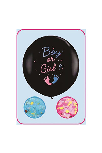 Mirific Party Balon latex pentru petrecere, negru, roz, albastru, cu picioruș...