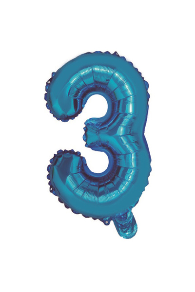 Mirific Party Balon petrecere, folie metalizată albastră, 100 cm, numărul 3