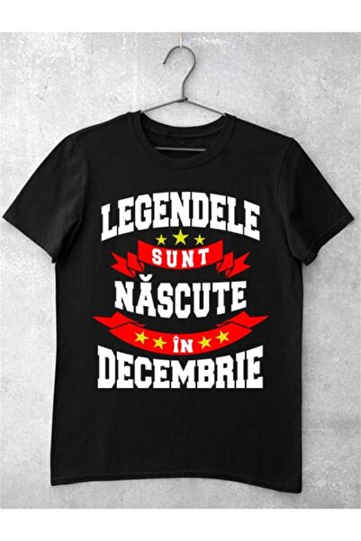 GRIZZLY SHOP.RO Tricou Femei Legenedele se nasc in luna Decembrie