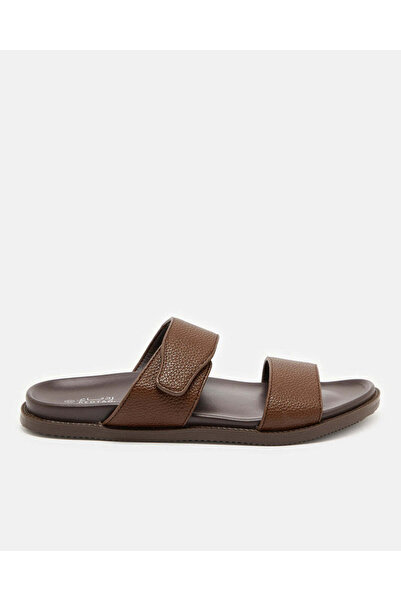 REDTAG Men Brown Slide Sandals