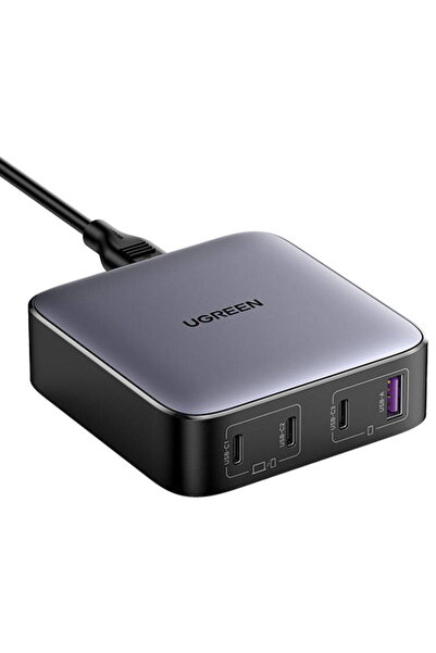Ugreen Încărcător Nexode CD328, 3x USB-C, USB-A, GaN, 100W (negru)