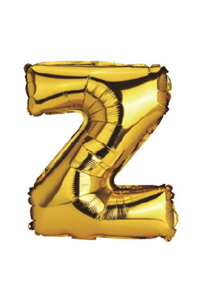 Mirific Party Balon petrecere, folie metalică, auriu, 40 cm, litera Z