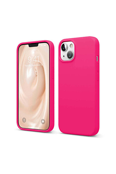 Casey Studios Husa Soft Silicone iPhone 13 Mini, Microfibra in Interior, de P...