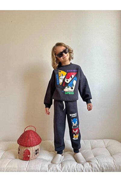 YİGİT BUTİK Character Patterned Boy's Bottom and Top Set