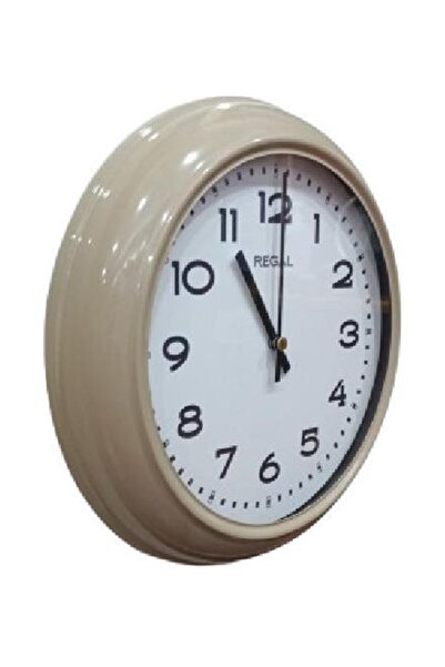 Regal 4290 Ew Special Series Metal Case Silent Second Wall Clock